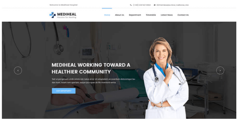 thiết kế website phòng khám nha khoa