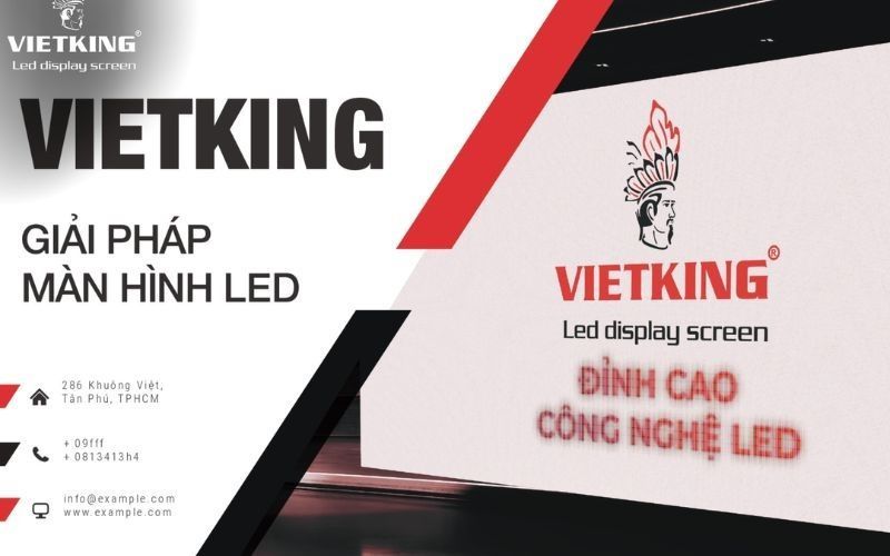 đơn vị lắp đặt màn hình led Vietking