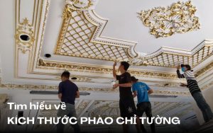 kích thước phào chỉ