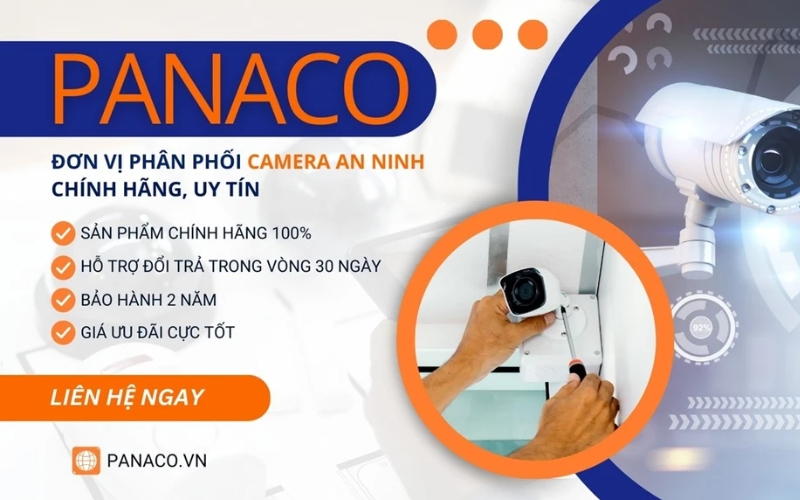 đơn vị lắp đặt camera chính hãng panaco